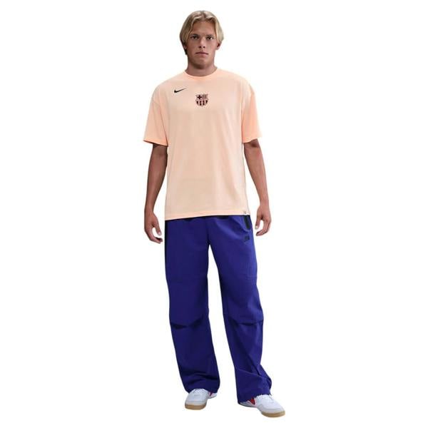 Nike Mens T90 FC Barcelona T-Shirt - Beige - 