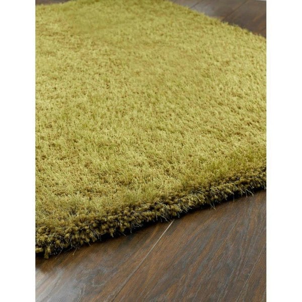 Chicago Olive Green Shaggy Rug | Luxurious Comfort |The Rugs