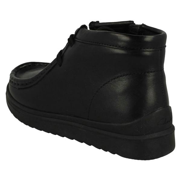 Clarks Boys Clarks Ankle Boots Ideal For School Goal Wally K