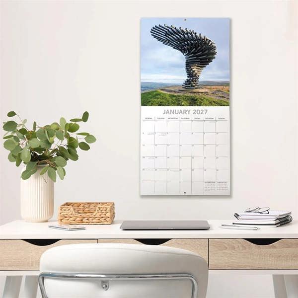 Lancashire Calendar 2027, Wall Calendars, Month To View, Travel, Gift