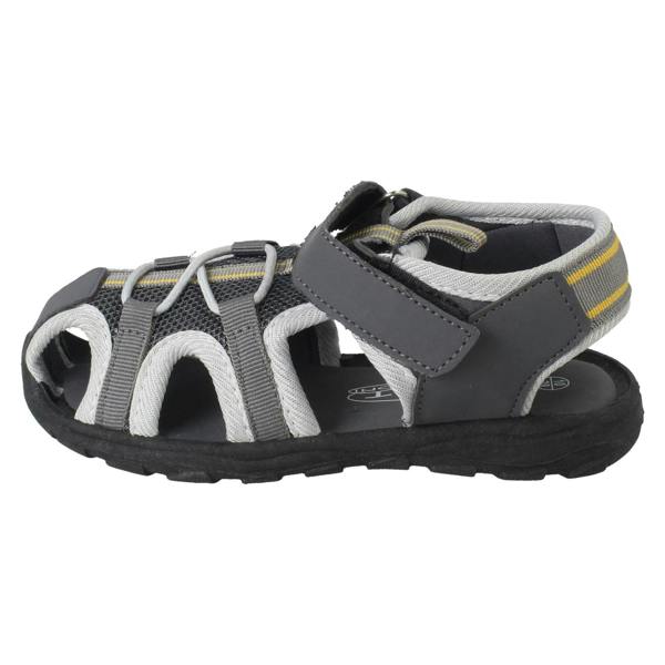 Spot On Boys Spot On Elastic Lace Hook and Loop Strap Casual Sandals N0074