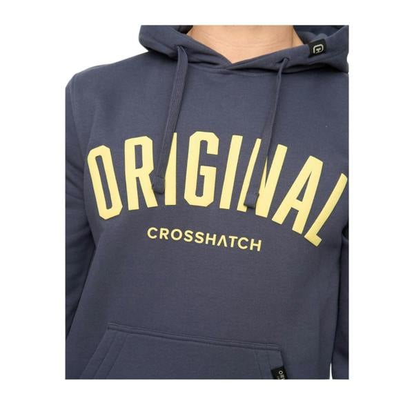 Crosshatch Mens Kensby Hoodie - Navy - 