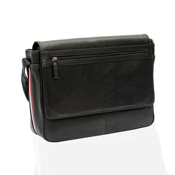 PRIMEHIDE Texan Messenger Bag with Stripe