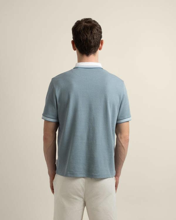 Larsson & Co Nilsson - Contrast Rib Polo Shirt