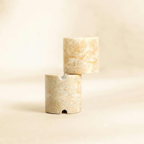 Zeolite marble cable pillar tower desk cable organiser genuine stone