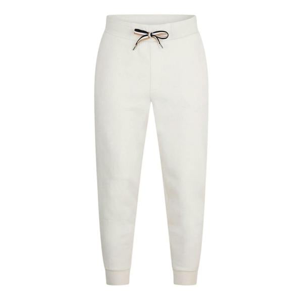 Boss Mens Larsen Slim Joggers - White - 