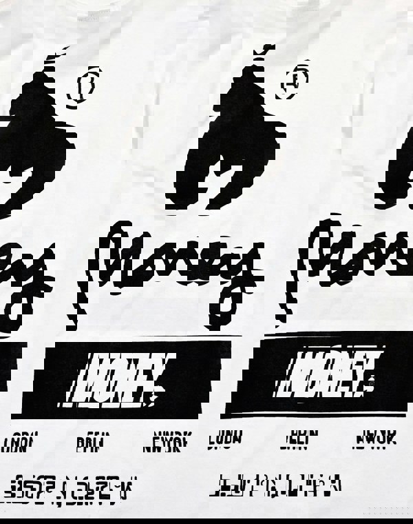 Money Tour Long Sleeve Tee - White