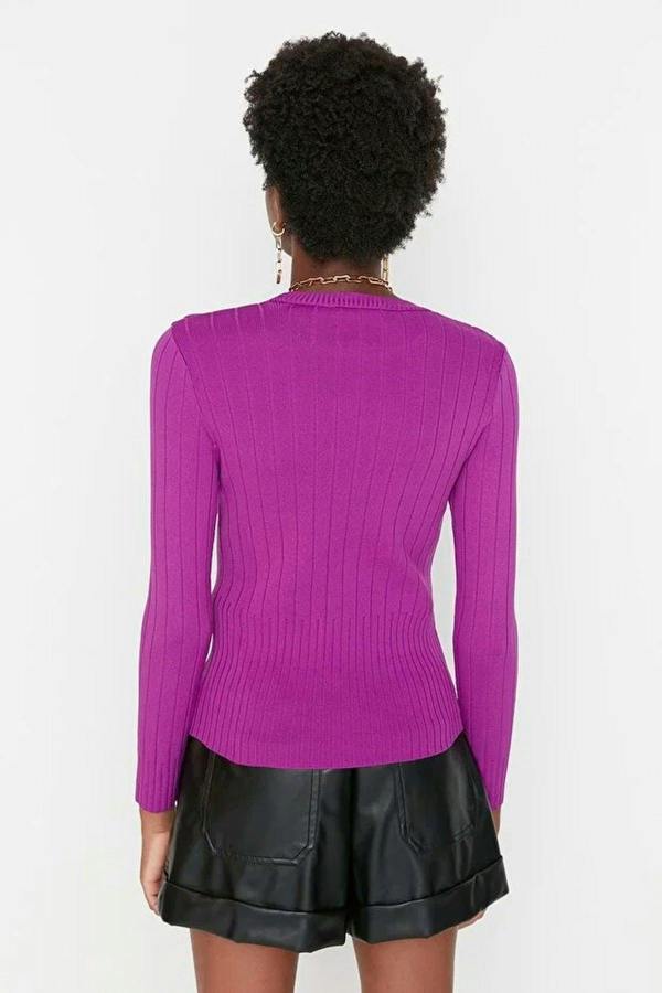 WOVCOR Basic Crew Neck Knit Sweater
