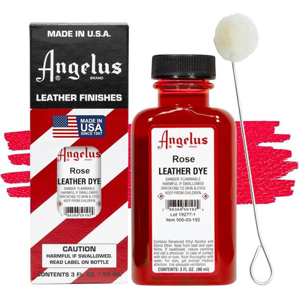 Angelus Leather Dye - Permanent Deep Penetrating Colour Change 3oz
