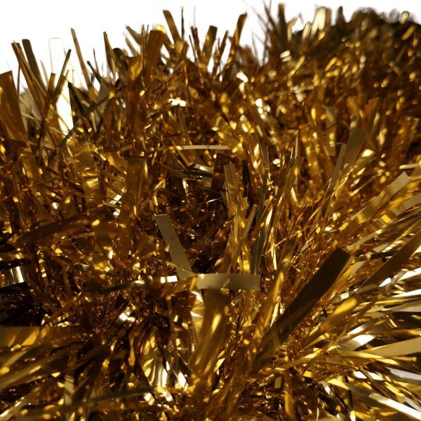 Samuel Alexander 10m (33ft) x 15cm Luxury Chunky Cut Tinsel Garland Christmas Tree Decoration - Gold