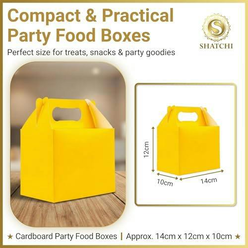 Cardboard Party Food Boxes in Mixed Pack Sizes for Cakes, Snacks and Treats image 4