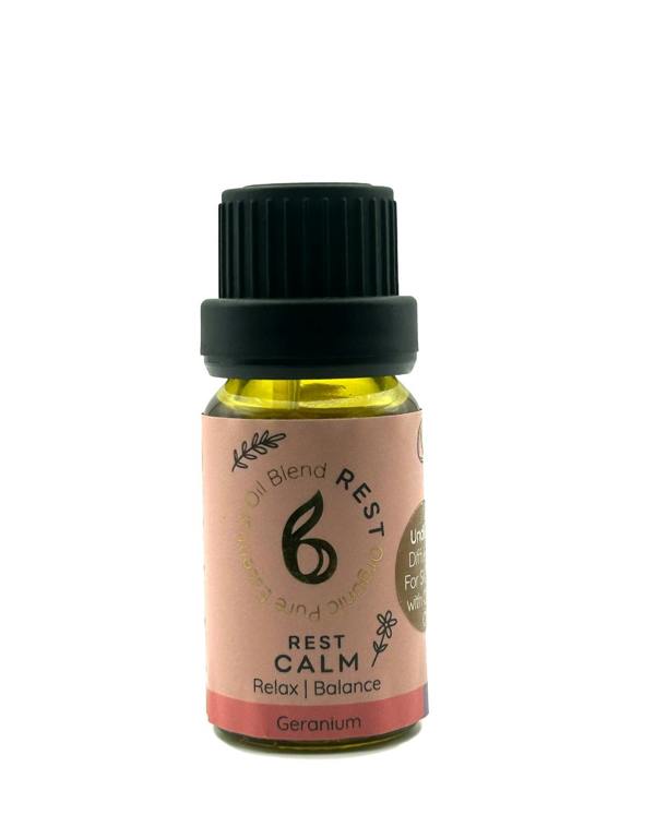 B Calm Blended Essential Oil Gift Set – Breathe, Live & Rest – Stress Relief, Energy Boost & Sleep & Hormone Support – 3×10ml