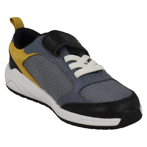 Clarks Childrens Clarks Big Cat Detailed Trainers Aeon Cheat K
