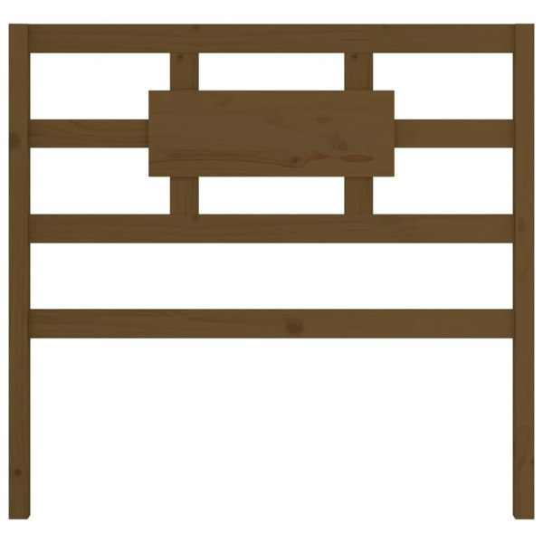 Berkfield Bed Headboard Honey Brown 95.5x4x100 cm Solid Wood Pine