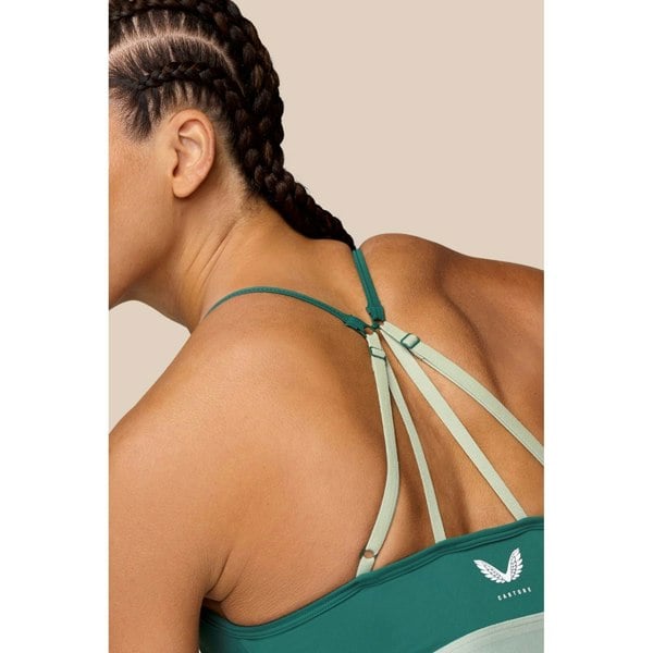 Castore Low Support Sports Bra Polyester Women's Dark Turquoise Sports Bra