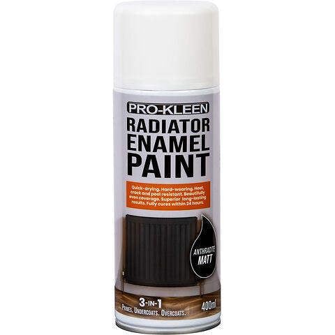 ProKleen Anthracite Matt Radiator Enamel Paint 400ml