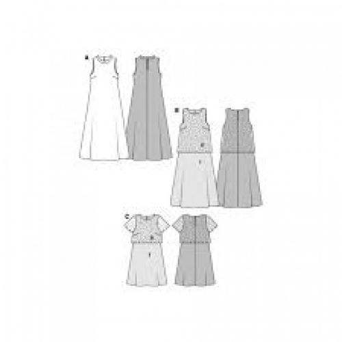 Burda Sewing Pattern 6628 Dresses For Women, 8 to 18 - Easy