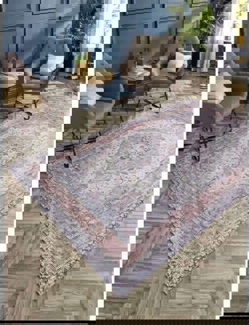 The Rugs Washable Medallion Rug | Durable | Easy Care