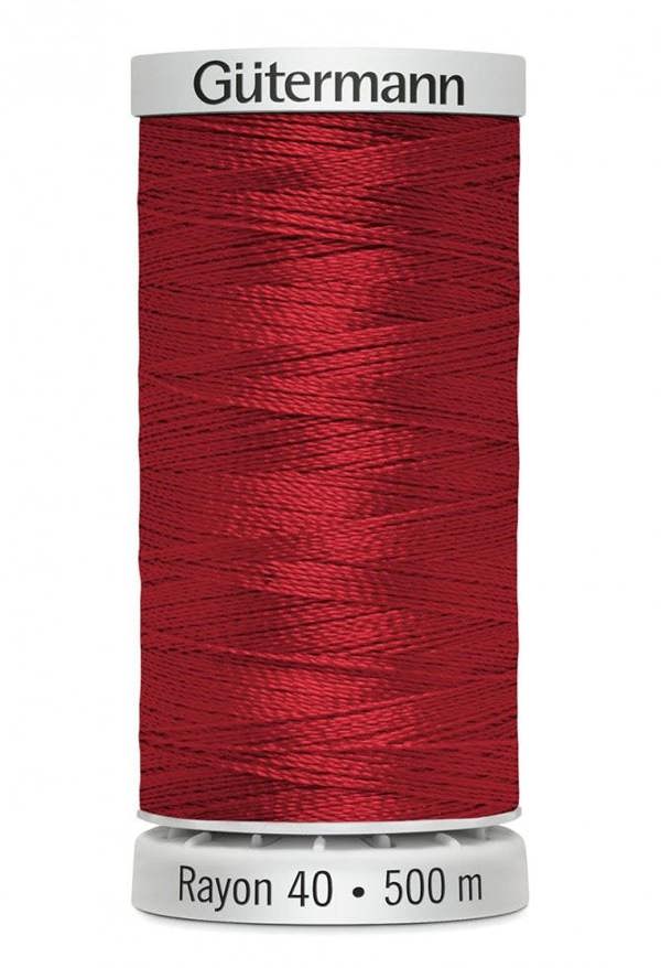 Gutermann No 40 Sulky Rayon Embroidery Thread 500m Rayon Thread Suitable For Embroidery