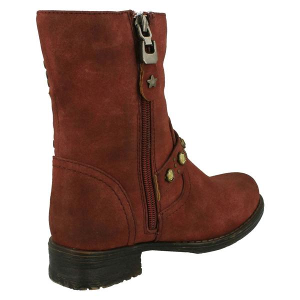 Spot On Girls Spot On Biker Style Studded Boots