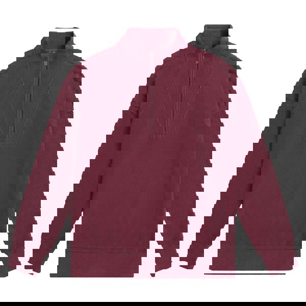 Animal Women's Ottoman Half Zip Jumper - Burgundy