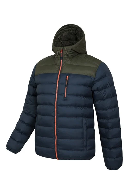 Mountain Warehouse Mens Link Padded Jacket - Khaki Green