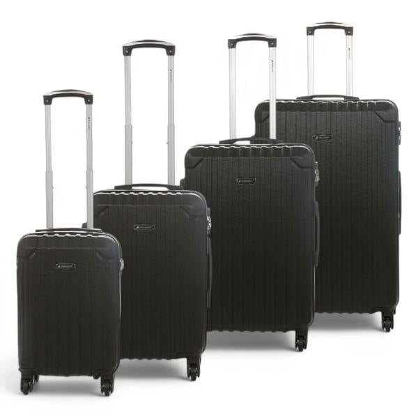 Snowball Hard Shell ABS 4 Wheels Luggage Travel Cabin Suitcase Set