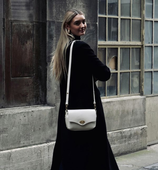 Apatchy London The Maddie Midi Stone Leather Bag