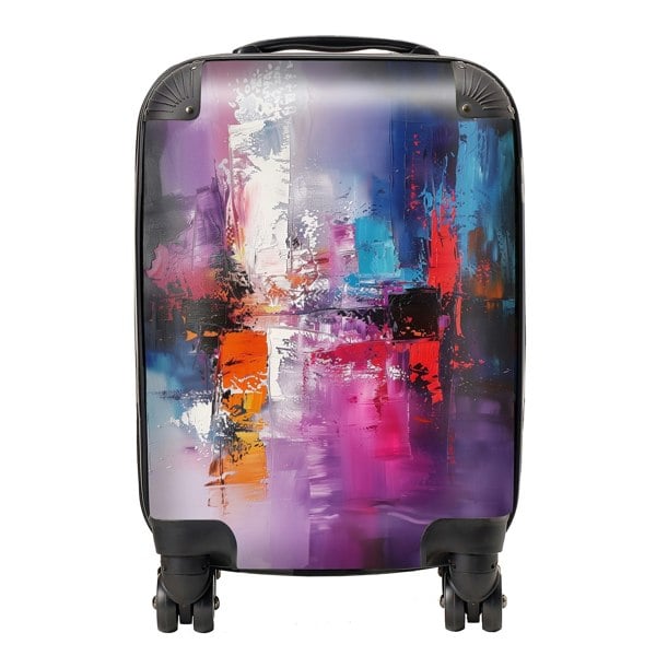 Warren Reed Vibrant Metropolis: A Palette Of Emotions Suitcase