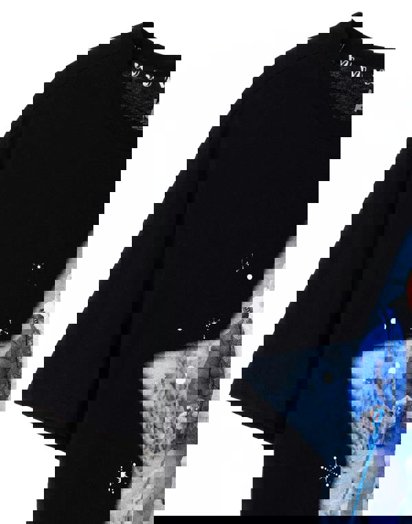 Barbie Mens Black Ken Here to Sleigh Short Sleeved T-Shirt