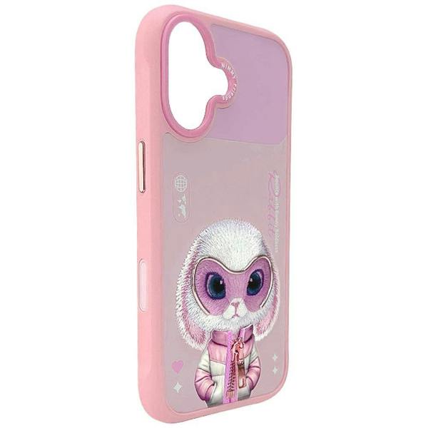 Nimmy Friends Nimmy Cool & Cute 2.0 Rabbit Case with MagSafe for iPhone 17 6.3" Pink - N-KMLL-IP17-08-A