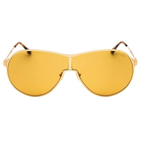Tom Ford FT1174 Gaia 30E shiny deep gold / brown Sunglasses Female 71X2X140 One Size