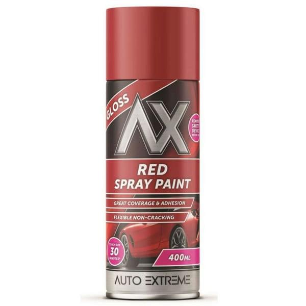 Auto Extreme Red Gloss Spray Paint 400ml