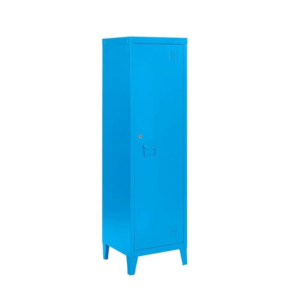 MMT Furniture Designs Metal 2 Shelve Locker Cabinet, 1 Door Storage Cupboard for Home or Office