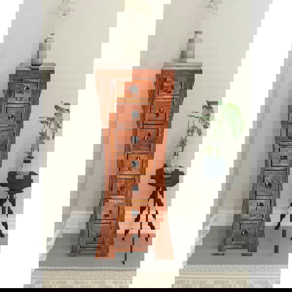 Dorel Home Mahar Chest with 7 drawers in Brown