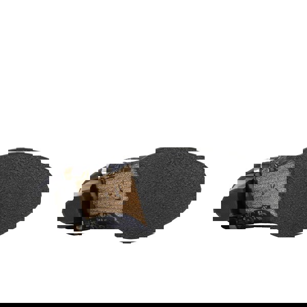 Embassy London Casino - Blue & Silver Paisley - Women's leather pump in 3 inch heel with brogue details