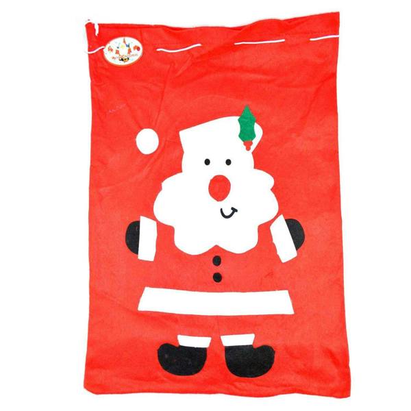 90cm Giant Christmas Santa Sack Gift Bag, Soft Festive Stocking Style Decoration for Presents image 1