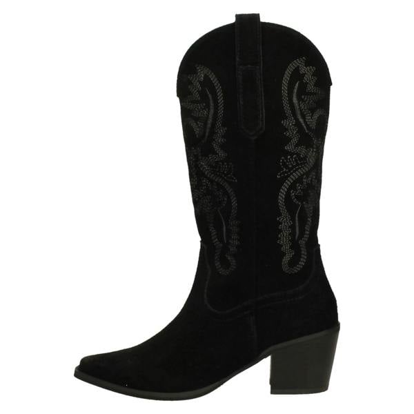 Spot On Ladies Spot On Cuban Heel Cowboy Boots  F51249