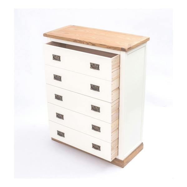 Cabinet Bits Tropea 5 Drawer Chest of Drawers Bras Drop Handle