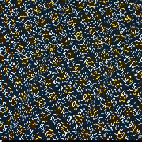 Lambretta All Over Geometric Mens Smart Classic Retro Polo Shirt