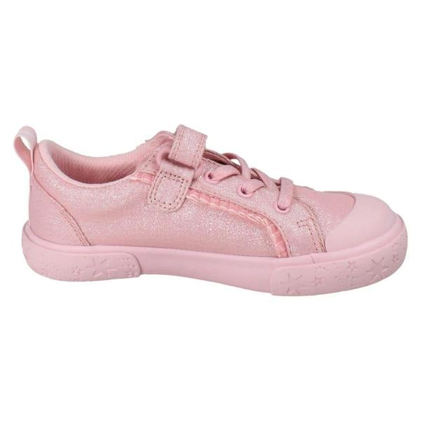 Clarks Girls Clarks Canvas Foxing Gleam