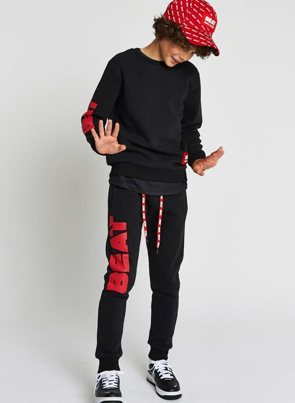 Beat Boyz Club Neutron Crew Sweat Top - Black