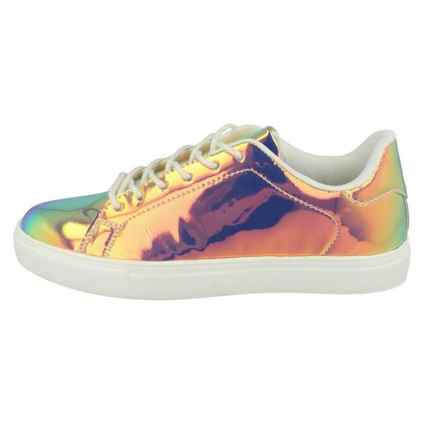 Spot On Ladies Spot On Casual Hologram Pumps