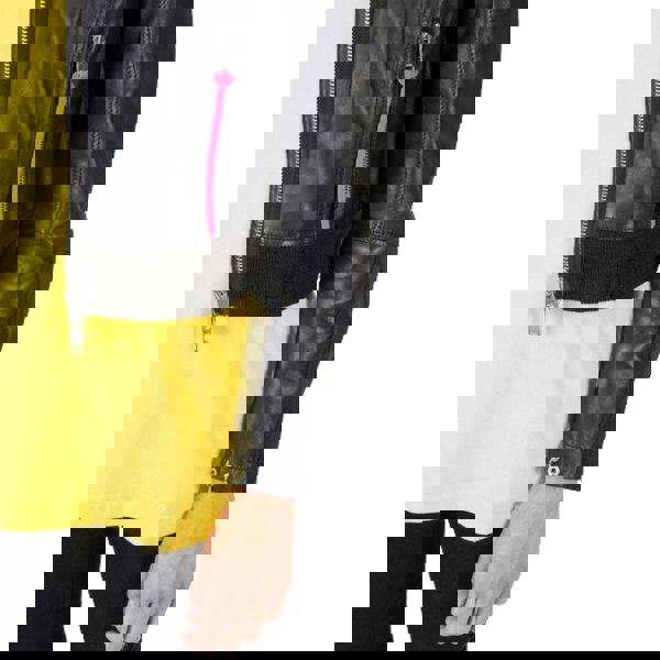 Diesel L-Lyssa-C Black Short Cut Black Leather Jacket