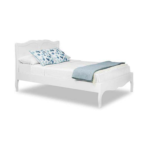 Statement Furniture Romance French Style Bed Frame. White Wooden Bed Double 4ft6 King 5ft