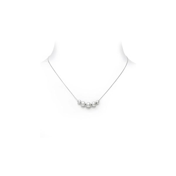 Mikimoto Pearls in Motion necklace with a graduation of Akoya cultured pearls