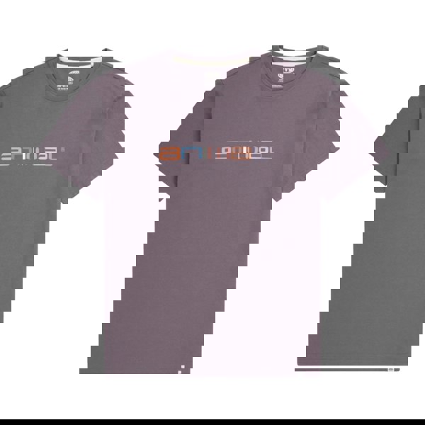 Animal Womens/Ladies Leena Organic Cotton Boxy T-Shirt - Charcoal