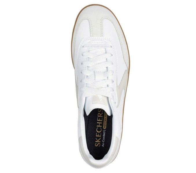Skechers Hotshot Kickoff Leather Women's White/Natural Trainers