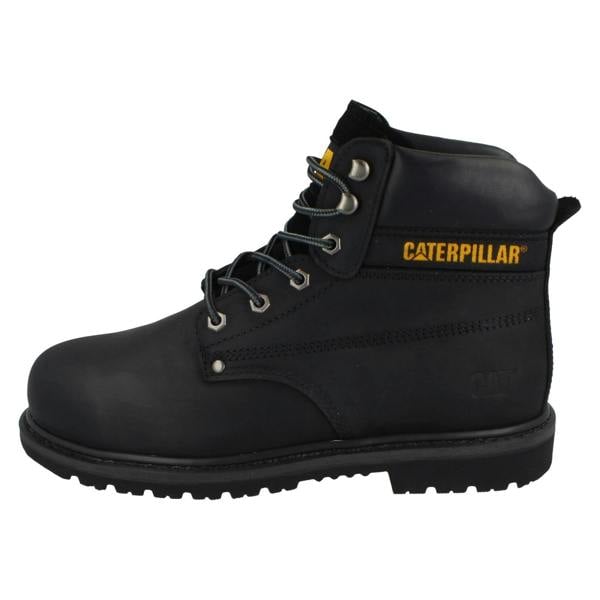 Caterpillar Mens Caterpillar Lace Up Leather Wide Safety Boots - Powerplant Sb Hro P72462