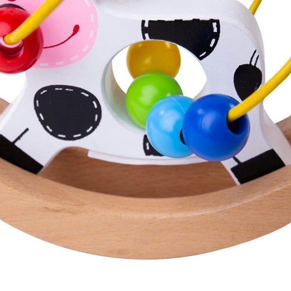 Bigjigs Toys Rocking Cow Bead Frame